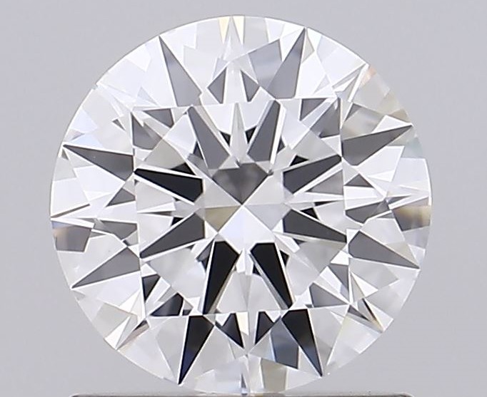 Lab-grown diamond, Round, Color D, Clarity VVS2