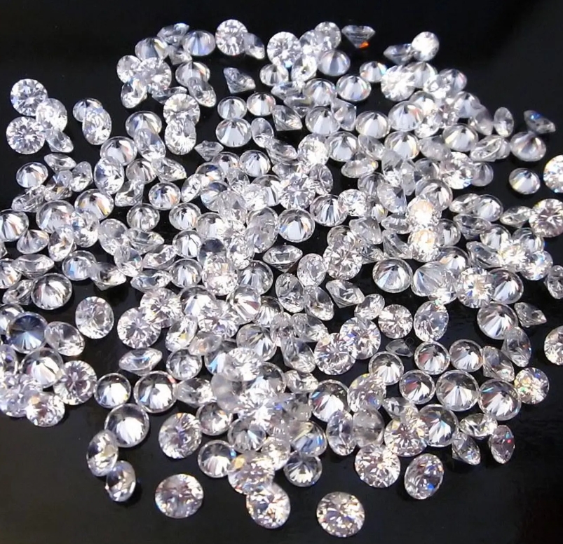 Loose calibrated  diamonds, 4.50 mm, color F+, clarity VS+