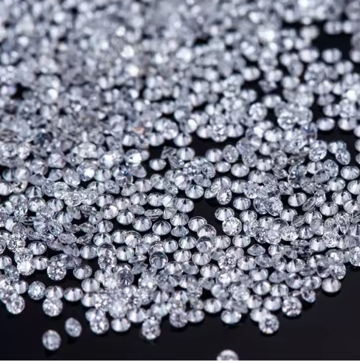 Diamantes calibrados a granel, 4.00 mm, color F+, claridad VS+