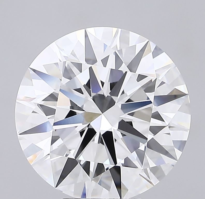 Lab-grown diamond, Round, Color E, Clarity VVS2