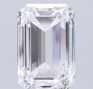 Diamante Laboratorio en forma de Esmeralda, color E y claridad VVS2