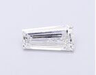 Diamond Lab-grown,  Taper Baguette, Color F, Clarity VS1