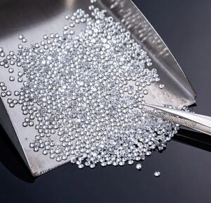 Loose calibrated  diamonds, 2.10 mm, color F+, clarity VS+