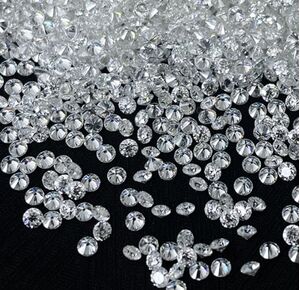 Loose calibrated  diamonds, 2.90 mm, color F+, clarity VS+