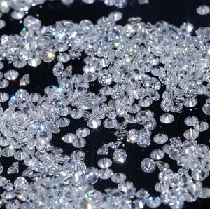 Loose calibrated  diamonds, 1.80 mm, color F+, clarity VS+